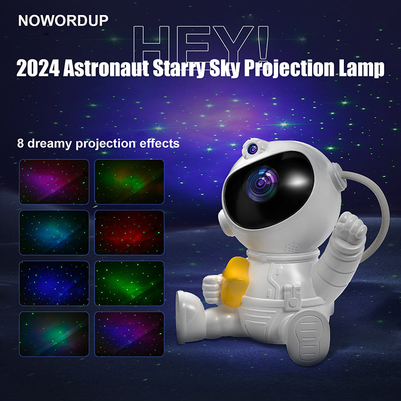 NOWORDUP™ 2024 Astronaut Starry Sky Projection Lamp 🌌👩‍🚀✨